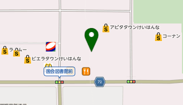 ガネーシャマハル アピタタウンけいはんな店の地図画像