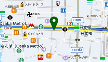 あげたての味 天亭 なんばウォーク店の地図画像