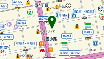 ガチャガチャの森モユクサッポロ店の地図画像