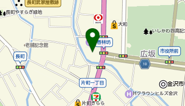 ハンズ クラソプレイス香林坊店の地図画像