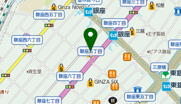 青花堂銀座本店の地図画像