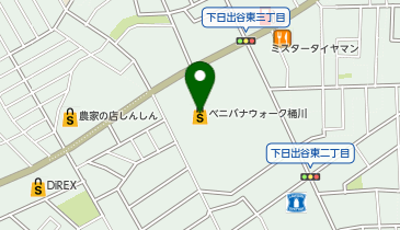 日本一 ベニバナウォーク桶川店の地図画像