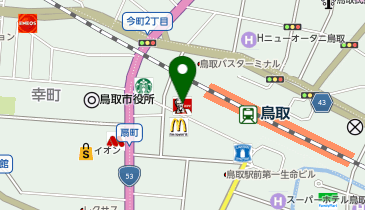 ピザハット鳥取駅南店の地図画像