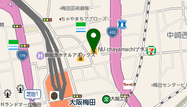 NutsDOM NU茶屋町店の地図画像