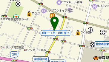 MiA COFFEE ROASTERS 青森THREE店の地図画像