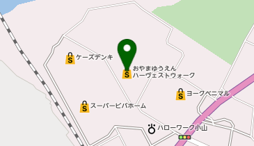 スーパービバホーム おやまゆうえんハーヴェストウォーク店の地図画像