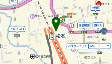 ルートスター MIDORI松本店の地図画像