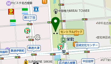 トヨタレンタカー セントラルパーク店の地図画像