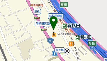 はせがわ らびすた新杉田店の地図画像