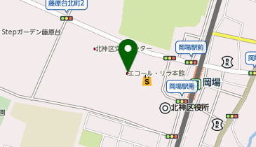 ぷらっと北神 エコール・リラ店の地図画像