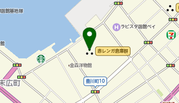 マリオンクレープ 函館金森赤レンガ倉庫店の地図画像
