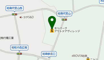フィットネスジム&スタジオ Link モリパーク アウトドアヴィレッジ店の地図画像