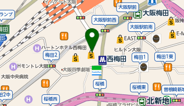 パテック フィリップ ヒルトンプラザ店の地図画像