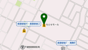 auショップサテライトちとせモールの地図画像