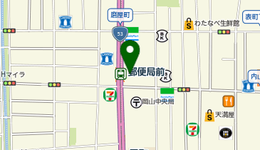 オフィスフロアテナントの地図画像