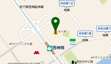 花門亭 セリオ店の地図画像