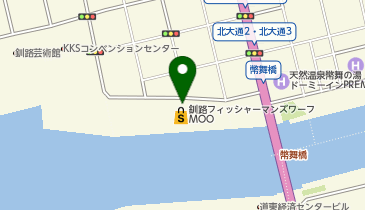菓子製造室とコモノ販売【おと。】 釧路フィッシャーマンズワーフMOO店の地図画像