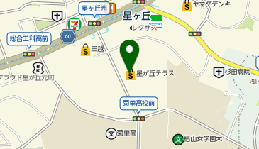 星が丘テラス コミュニティールームの地図画像