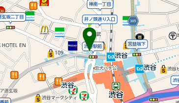 iPhone修理ダイワンテレコム しぶちか店の地図画像