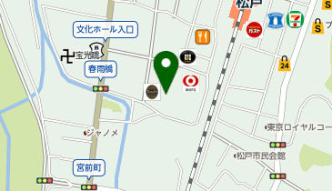 アートスポットまつどの地図画像