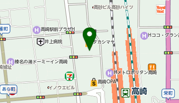 浅草今半 高崎高島屋店の地図画像