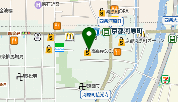 ウジョー 京都高島屋店の地図画像