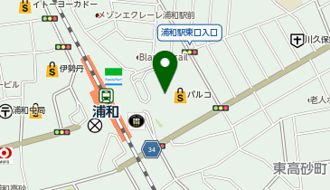 ゼンゴルフレンジ 浦和PARCO店の地図画像