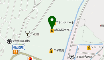 CARAT MOMOテラス店の地図画像