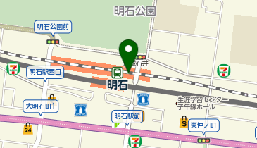 金のおにぎり専門店 ぼんたぼんた ピオレ明石店の地図画像