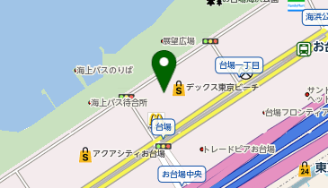 マーメイドジュエリー デックス東京ビーチ店の地図画像