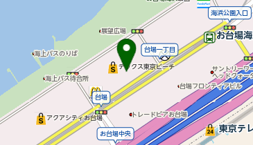 お宝あっとマーケット デックス東京ビーチ店の地図画像