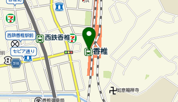 西日本シティ銀行 えきマチ1丁目香椎店の地図画像