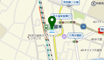 オートフォート えきマチ1丁目久留米店の地図画像