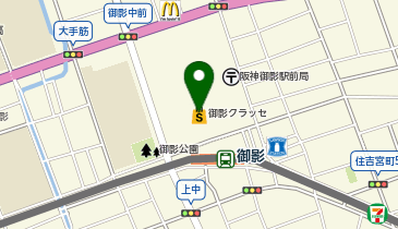 Bleuet 御影クラッセ店の地図画像