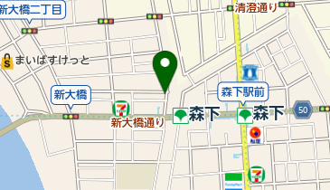 タイムズ新大橋の地図画像
