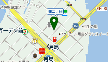 タイムズ佃第2の地図画像