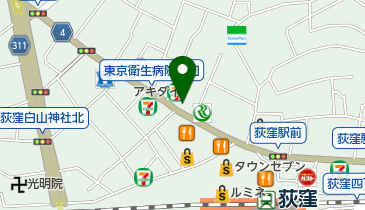 タイムズ天沼第4の地図画像