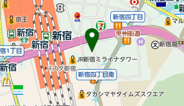 タイムズ新宿4丁目第2の地図画像