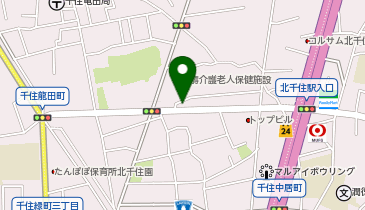 タイムズ千住中居町第2の地図画像