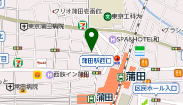 タイムズ西蒲田第17の地図画像
