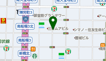 タイムズ船場の地図画像