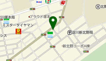 タイムズ新北野第2の地図画像