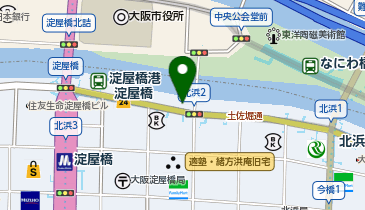 タイムズ北浜の地図画像