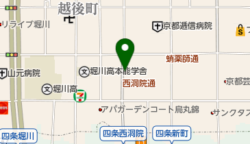 タイムズ西洞院錦の地図画像