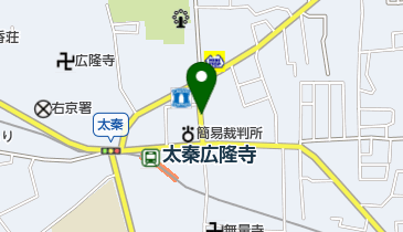 タイムズ太秦の地図画像