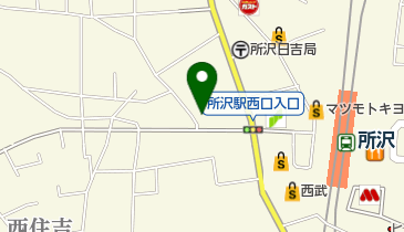 タイムズ所沢日吉町第4の地図画像