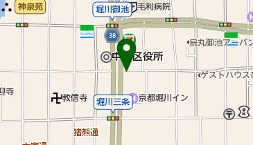 タイムズ堀川姉小路の地図画像