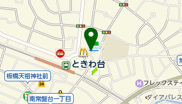 タイムズ常盤台第4の地図画像