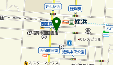 タイムズ姪浜駅前の地図画像