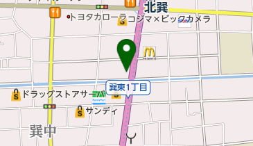 タイムズライフ巽店第1の地図画像